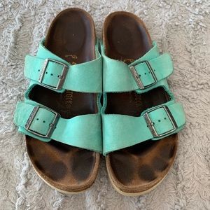 Teal Birkenstock’s